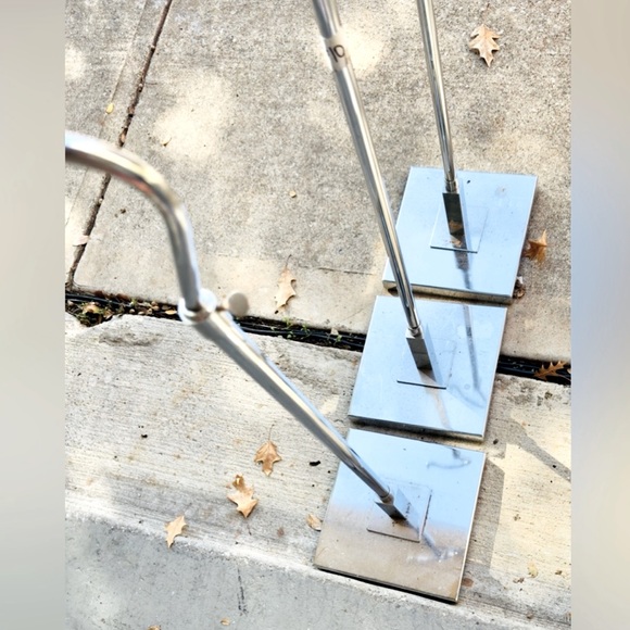 BOUTIQUE DISPLAY Shepherds Hook Countertop Clothing Stand Clothes Chrome Silver - Picture 9 of 13